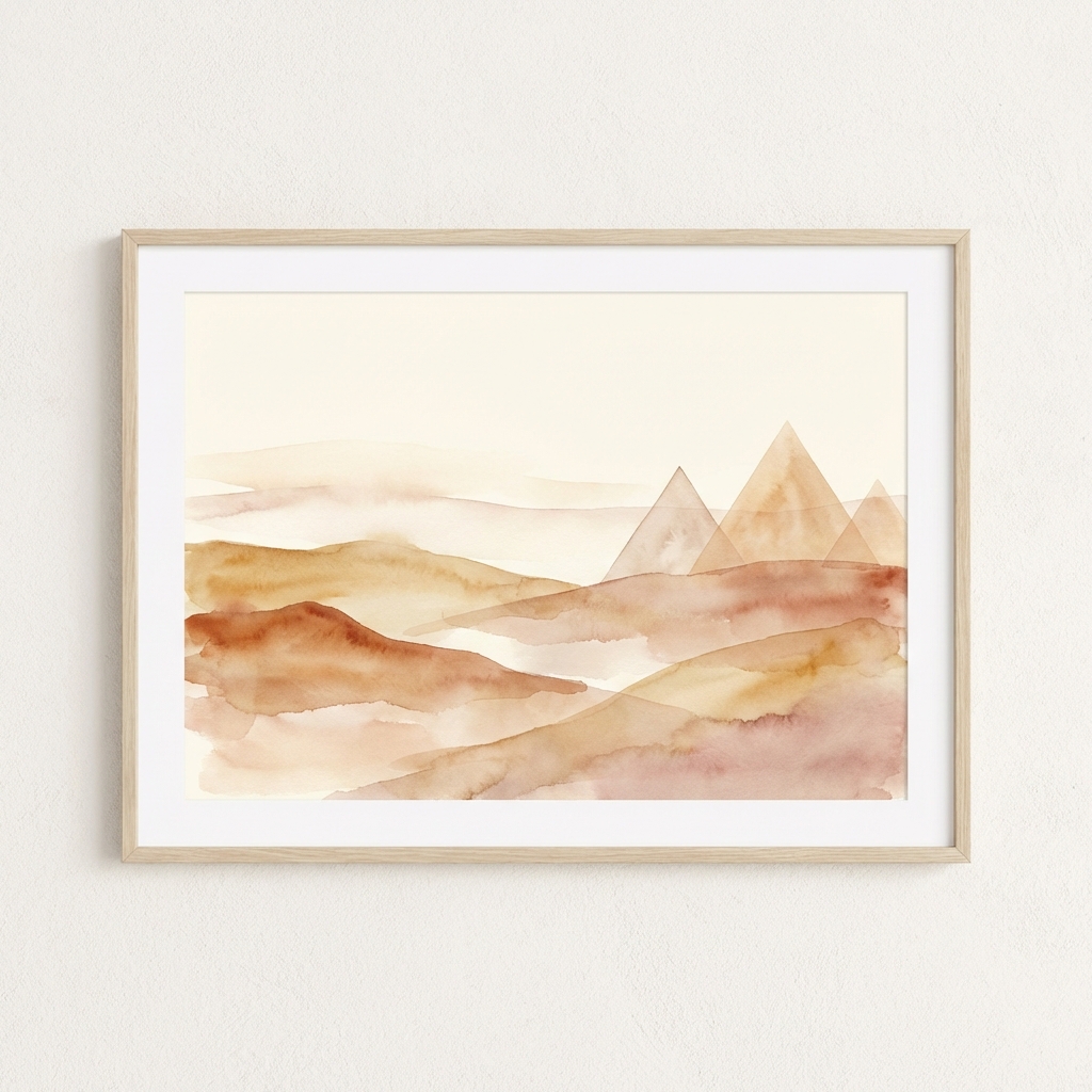 A minimalist abstract composition